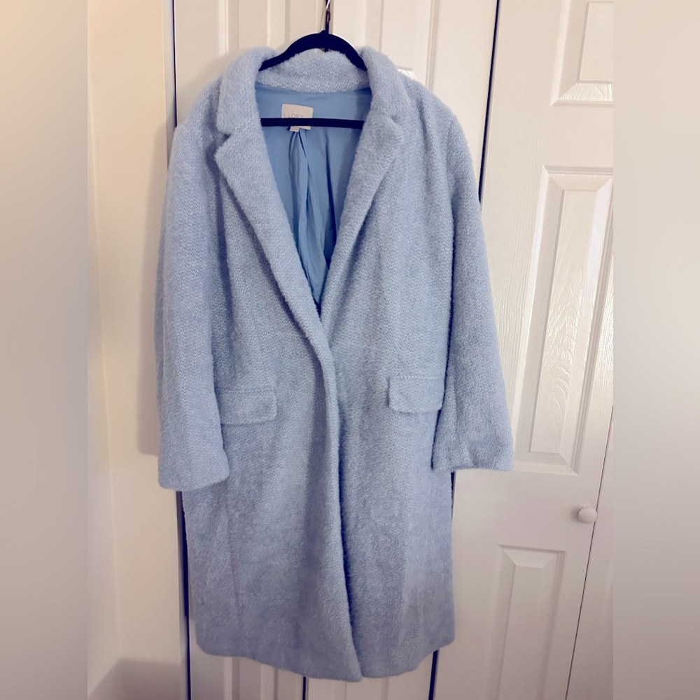 Long Blue Loft Jacket - image 1